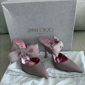 Jimmy Choo Brook 100 Rose Mix Heels